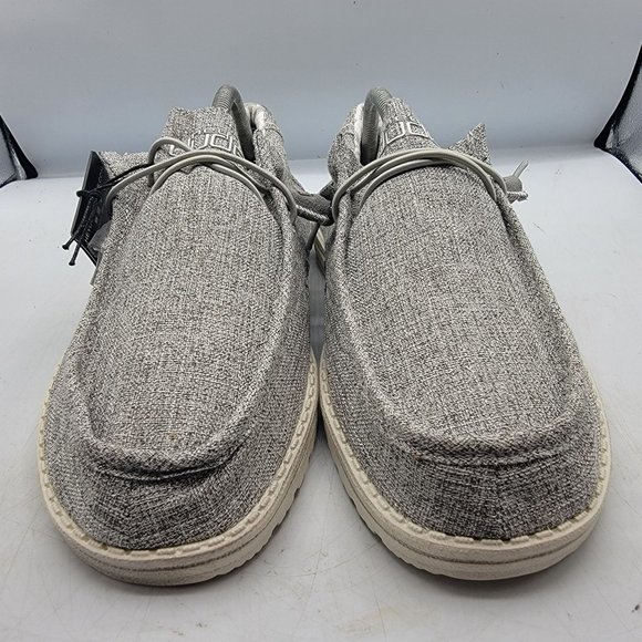 Hey Dude Mens 11 Wally Linen Iron Loafer Slip On Shoes Lightweight Casual Walk main image 13